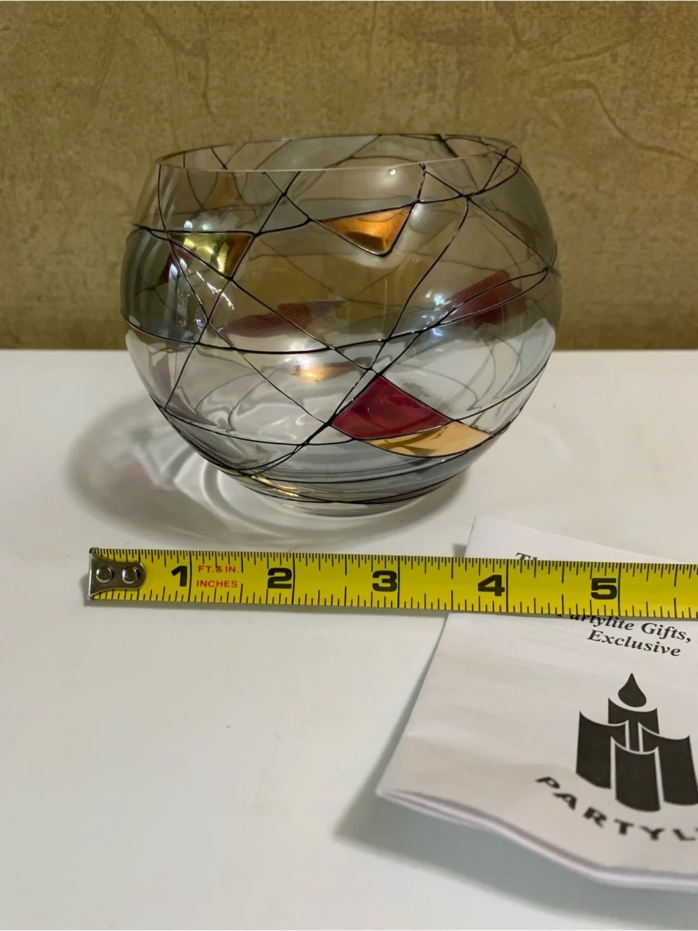 Partylite Mosaic Tealight Candle Holder  P0193 NEW in Box